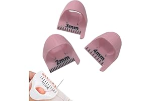 3pcs Edge Stitch Hand Sewing Guide, Lock and Sewing Gauge, Embroidery Lock Stitching Accessories and Gadgets, Pants Hemming T