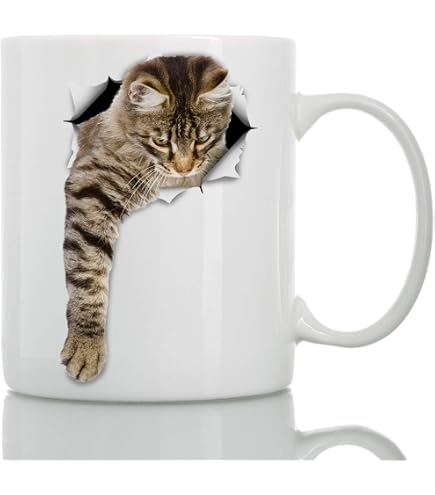 Calco Cat Coffee Mug Calco Cat Mug Funny Tea Hot Cocoa - Etsy