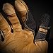 Ironclad Ranchworx Work Gloves RWG2, Premier Leather Work Glove, Performance Fit, Durable, Machine Washable, (1 Pair), RWG2-03-M,Brown/Black