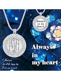 ? Regalo de recuerdo ? ado Glo "siempre en mi corazón" urna colgante camafeo collar   "árbol de la vida" joyería de cremación para cenizas   recuerdo para mamá Papá hermana abuela tía esposa hija