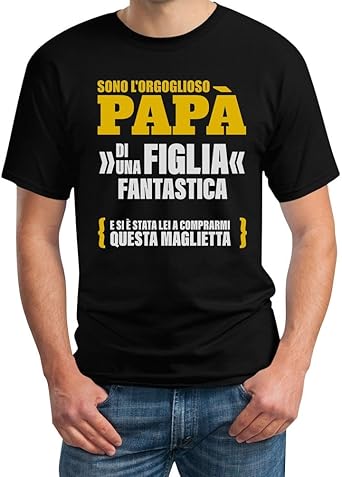 maglietta papà figlia