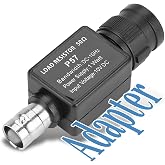 Glomora 50 Ohm BNC to BNC Female Adapter | 50KY Q9 Feed Through Terminator Connector for Measuring Load Resistance &amp; RF Test Equipment