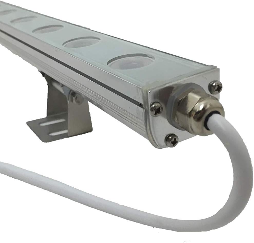 DEMASLED - Lineal Bar Wall Washer LED Light - Color Cool White - Outdoor Waterproof (IP67) Directional Fixture - Lighting Effect - DJ Night Club Bar Pub Restaurant (1 Unit)