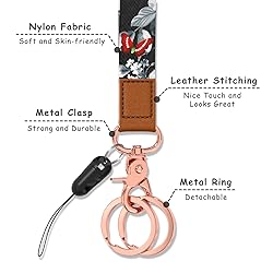Rimilak Wristlet Keychain, Wrist Lanyard Key Chain
