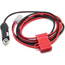 3 M T-förmiges Gleichstromkabel Mit Sicherung – Für Yaesu, Kenwood, Icom Funkgeräte Wie FT-7800R, TM-261A, IC-F1610 Uvm.