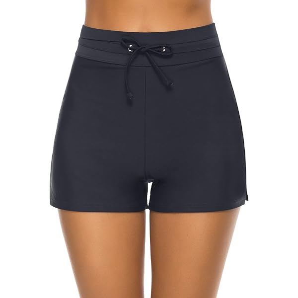 Tournesol Women's Swim Shorts High Waist Bathing Suit