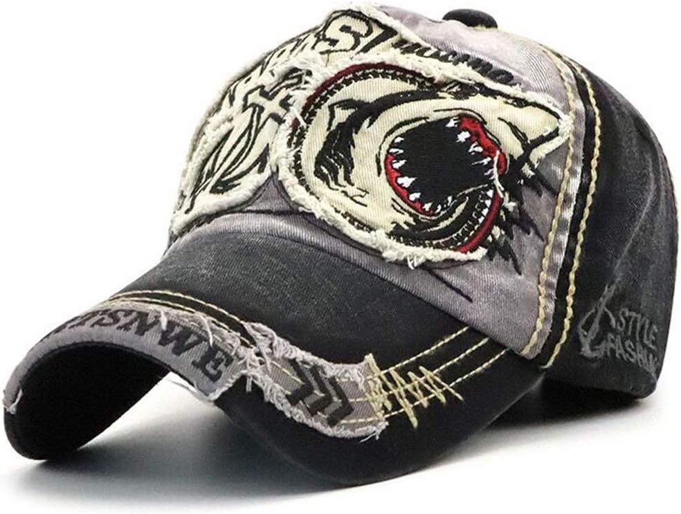 Mens Baseball Caps Vintage Distressed Snapback Outdoor Sports Cap Trucker Hat