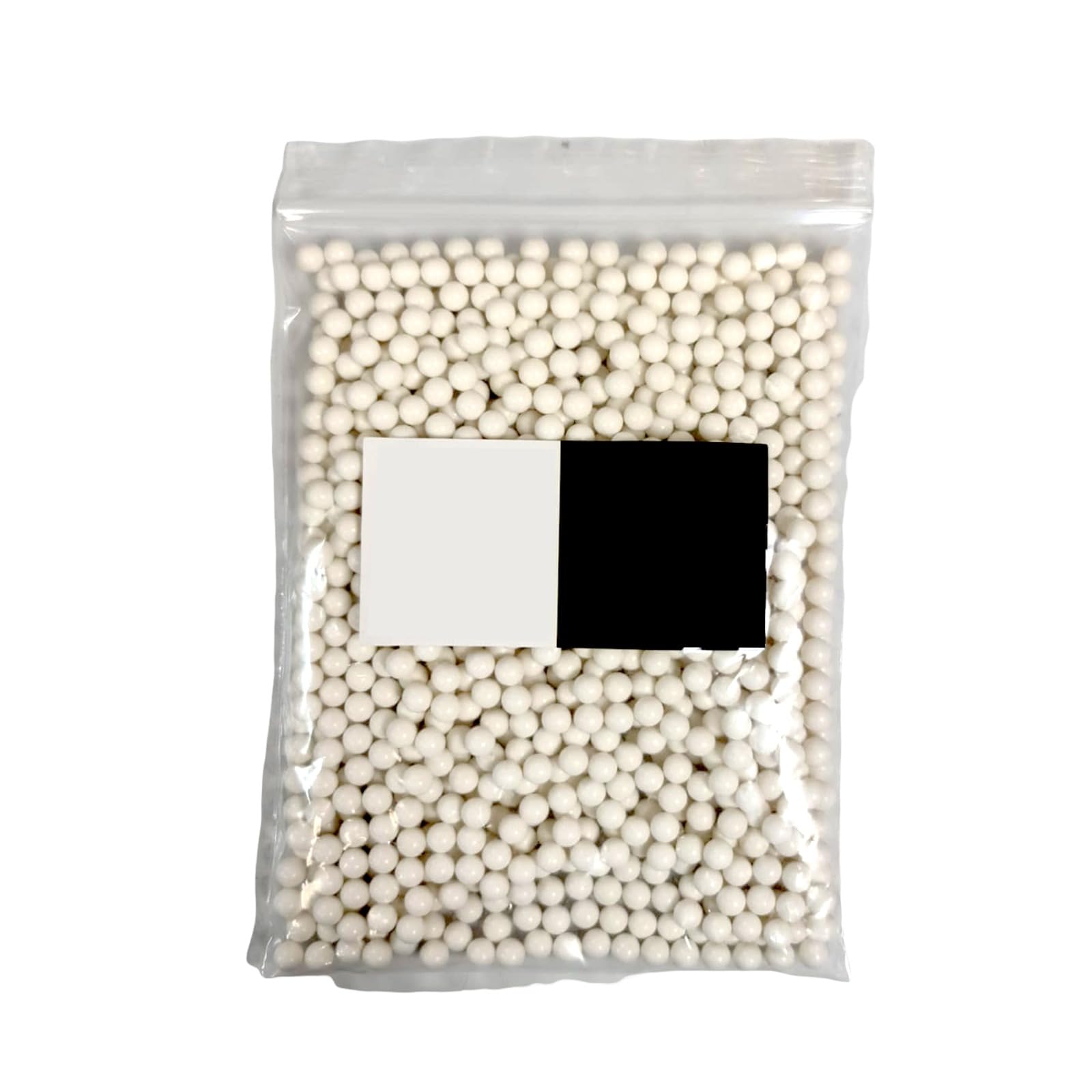 PNJB, BB Pellets Bullets High-Grade Polished Bulldog White Yellow Green, High-Grade BB Pallets, Standard Grade Airsoft, Plastic BBS, Plastic Pallets (1000 BB BULLET IN BAG, WHITE)