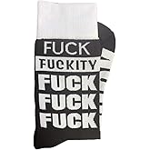Sock Em' Sock Emporium Women Men Unisex Funny Novelty Crew Dress Socks One Size Fits Most Men 7-12 and Women 9-13