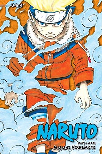 Naruto 3-in-1 Edition Manga Set Vol. 1-12 by Masashi Kishimoto