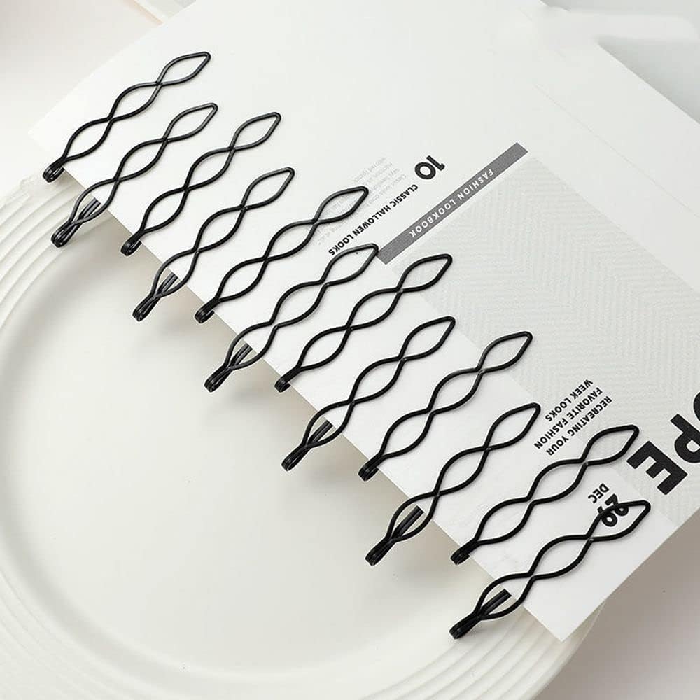 12 Pcs Vintage Hair Pin Mini Black Bobby Pin Fashion BB Clip Invisible Bangs Clip Small Bobby Pins for Women and Girls Decorative Wedding Dainty Accessories Headwear,Hair Accessories