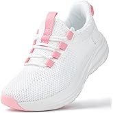 KOLILI Women's Wide Toe Box Shoes Easy Slip On Cushion Walking Sneakers