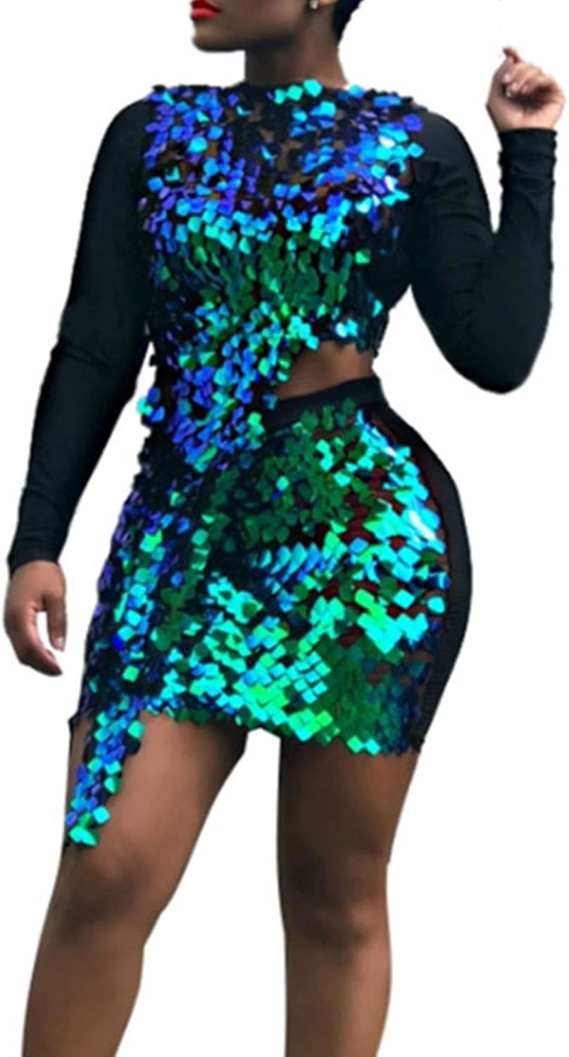 sequins bodycon dress
