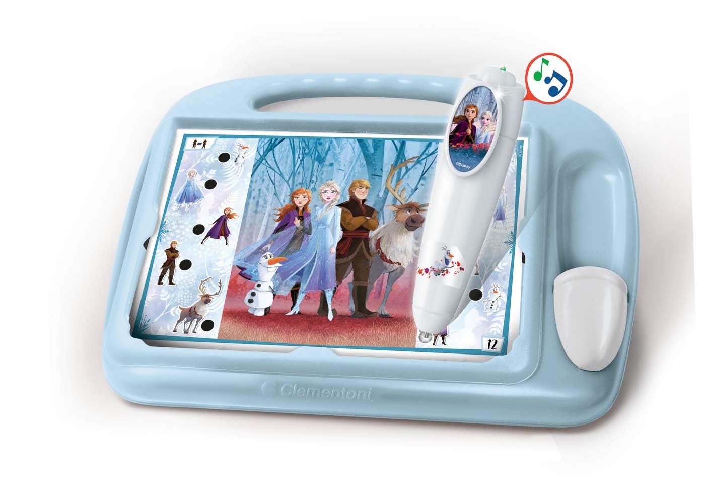 Clementoni 52409 Disney Frozen Educational Music Stand 2, Multi-Colour