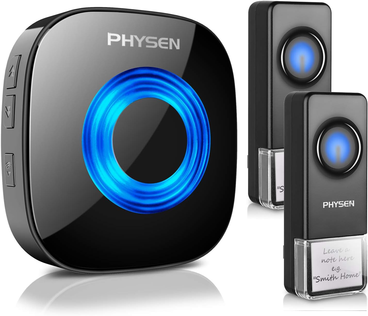 Wireless Door Bells & Chimes Wireless PHYSEN Doorbells Chimes with Mute