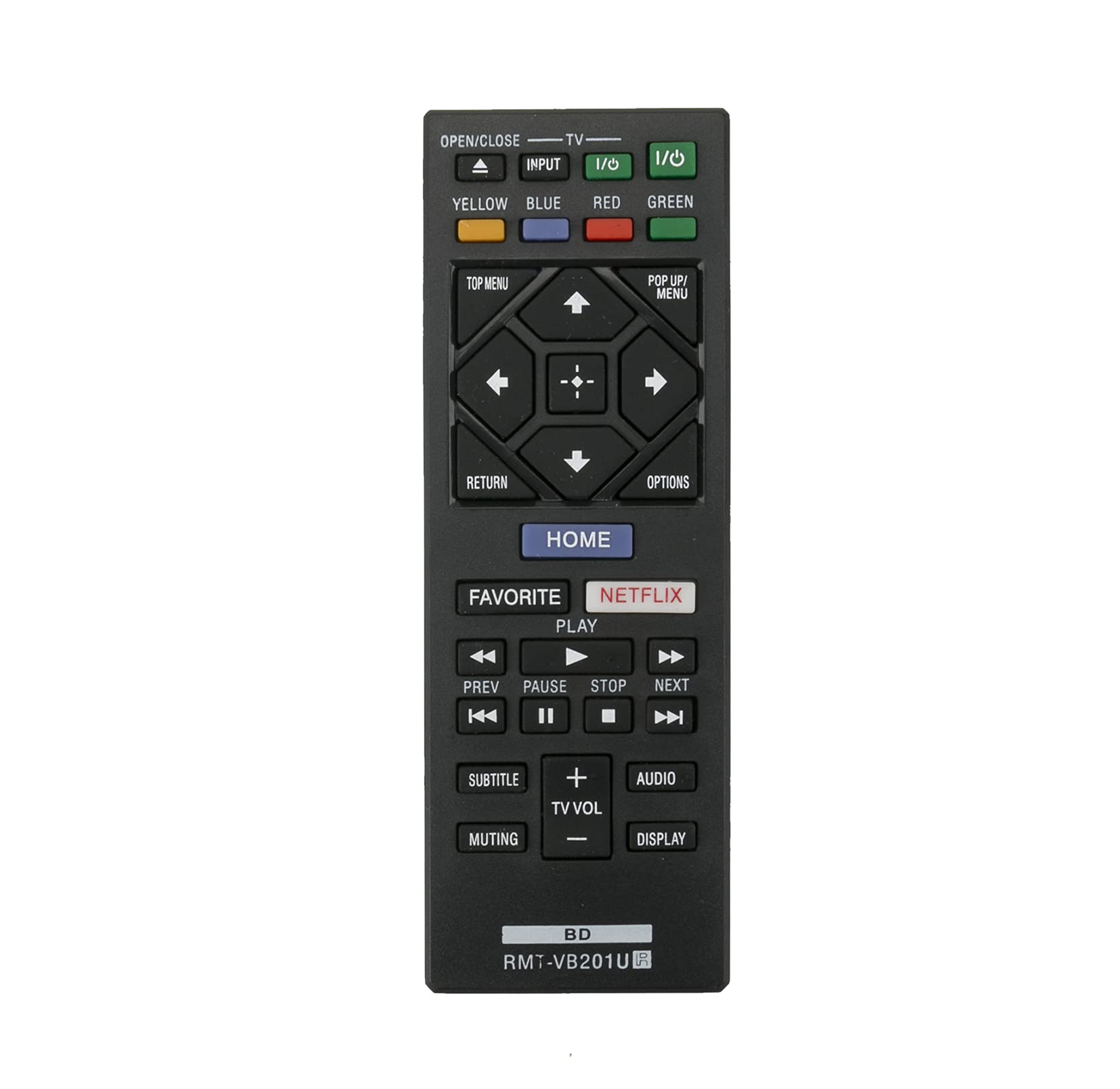 ALLIMITY RMT-VB201U Remote Control Replace fit for Sony Smart Blu-ray Player UBP-X700 BDP-S1700 BDP-S3700 UBPX700 BDPS1700 BDPS3700 RMTVB201U