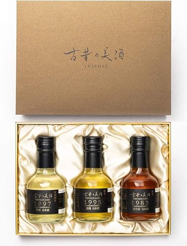 Amazon Co Jp 日本酒 高級 ギフト お中元 最長37年 長期熟成 極 年代別 3銘柄 飲み比べ セット 夏ギフト 人気 プレゼント 食品 飲料 お酒