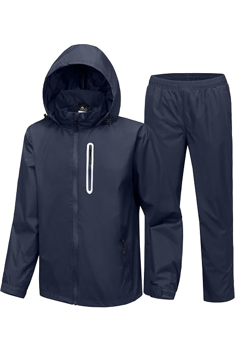 Chubasquero Ligero Hombre/Mujer - Impermeable, Transpirable, Cortavientos, Capucha, Ideal Para Senderismo Y Bicicleta