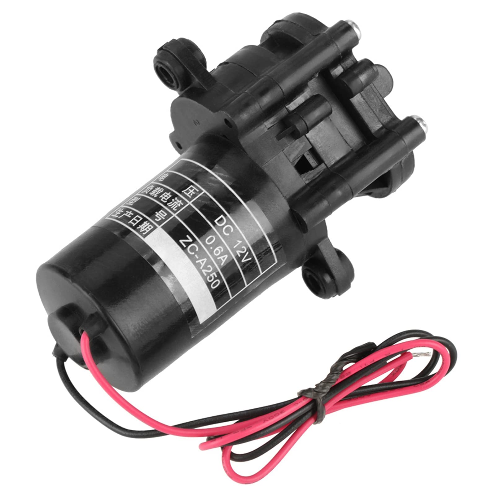 12V ZC-A250 Mini Self-Priming Corrosion-Resistant DC Gear Micro Pump for Garden Irrigation and Aquarium Water Circulation System