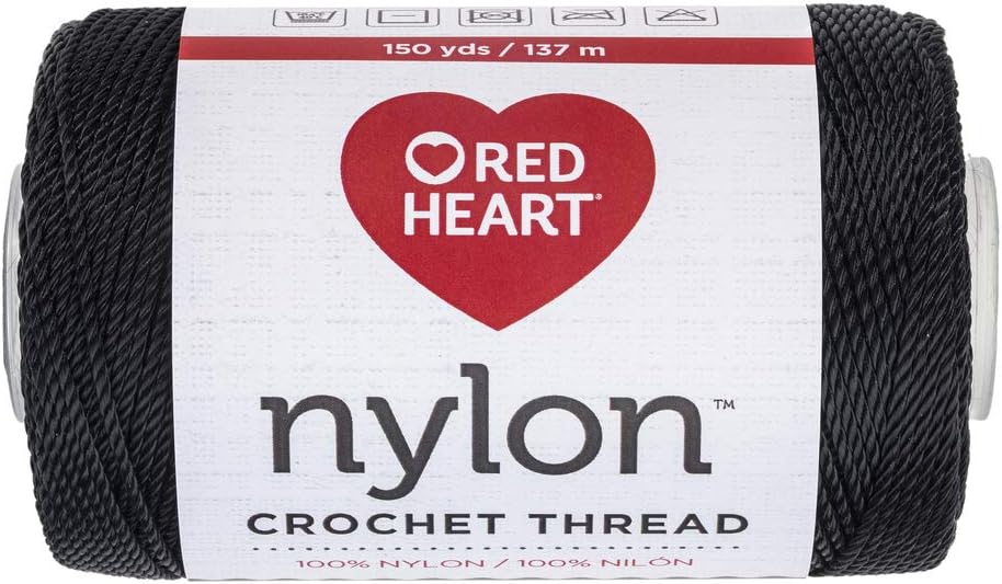 Red Heart 138 0019 Crochet Nylon 18 Black Amazon Ca Home Kitchen