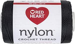 Amazon.com: Red Heart Nylon Crochet Thread : Arts, Crafts & Sewing