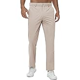 GBOY STUDIO Men's Golf Pants Stretch Lightweight Dress Pants Non-Iron Casual Business Slacks Trousers with Pockets