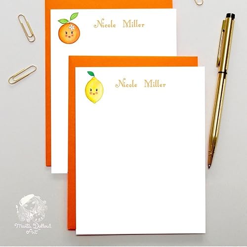 personalized stationery for girls