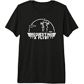 Top Gun Requesting A Flyby Outline Action Movie Premium Tri-blend T-Shirt