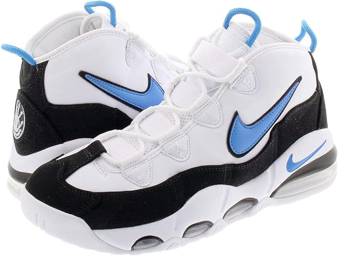 nike air max uptempo 95 black and white