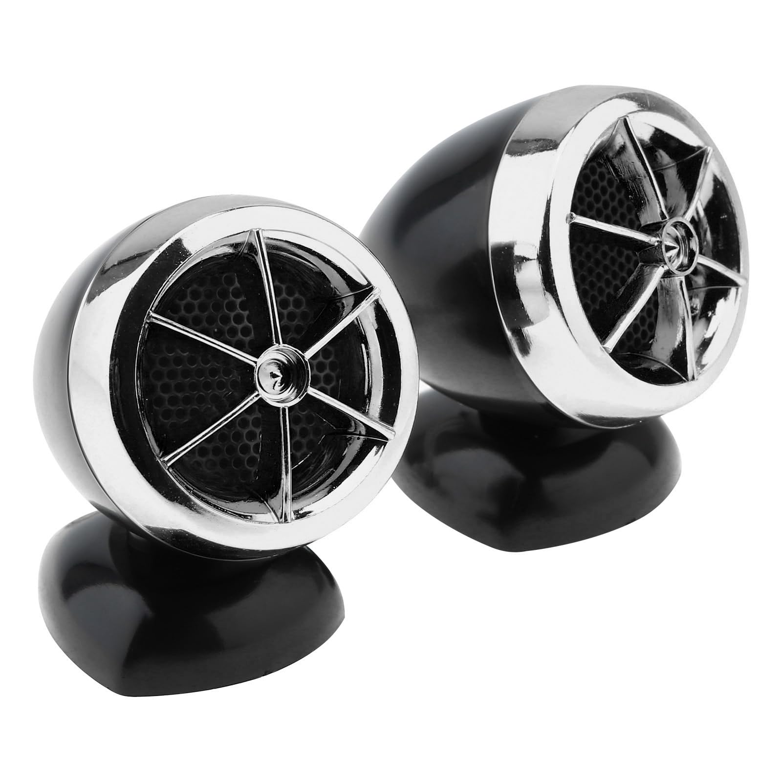 DriSentri CSA_119_S 2pcs Car Audio Tweeters, 1200W Universal, Silver, 2.0 Channel, 12V DC, 4Ω, 5KHz - 20KHz, 98dB SNR, 98dB Sensitivity, ABS + Metal, 1 Year Warranty