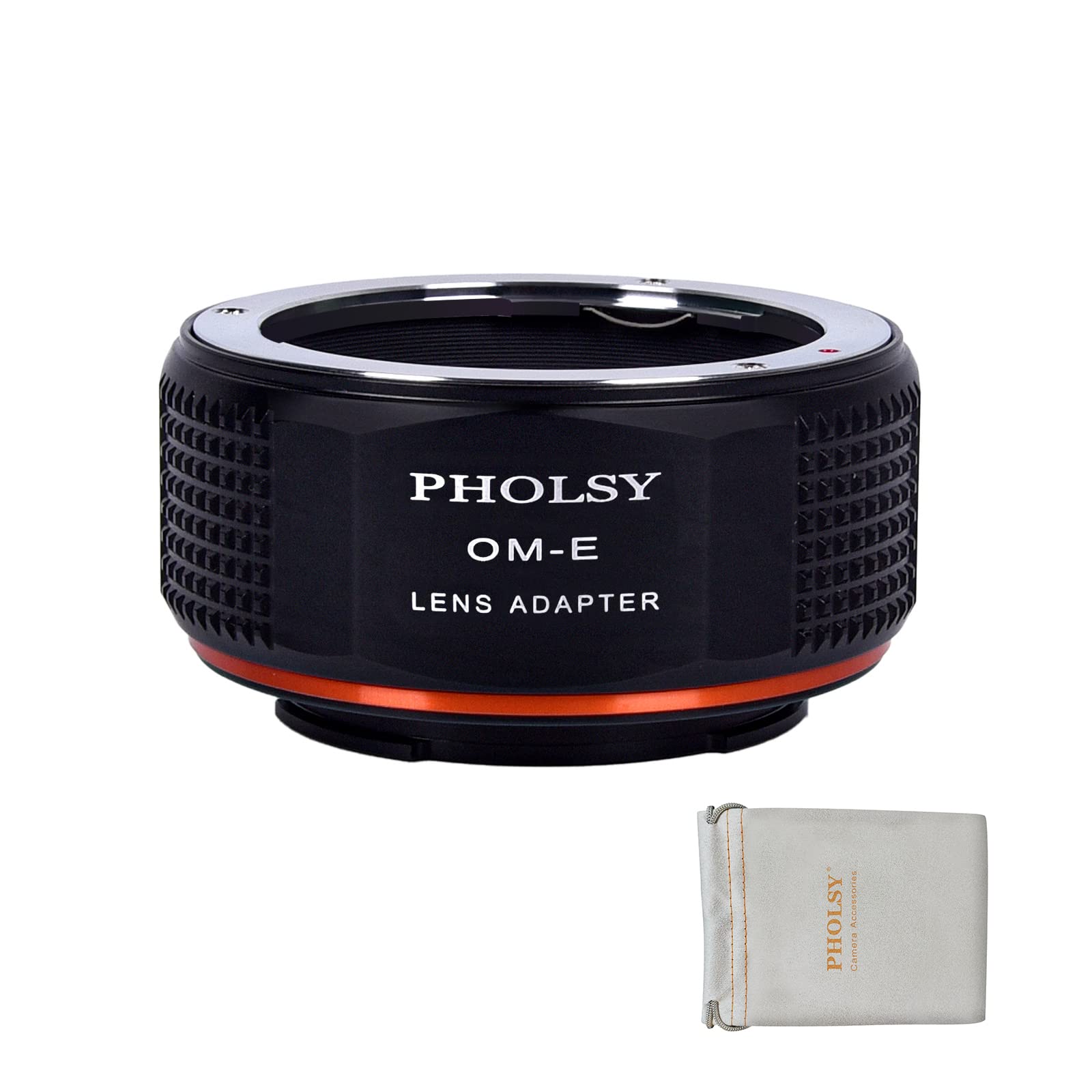 PHOLSY Lens Mount Adapter Compatible with Olympus Zuiko OM Lens to Sony E Mount Camera a1 a9ii a7S iii/ii, a7R v/iv/iii/ii a7R a7C a7 iv/iii/ii, a7 a6600 a6500 a6400 a6300 a6000 QX1 ZV-E10 NEX etc.