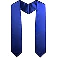OSBO GradSeason Unisex Adult Plain Graduation Stole for Academic Commencements, 60'' long
