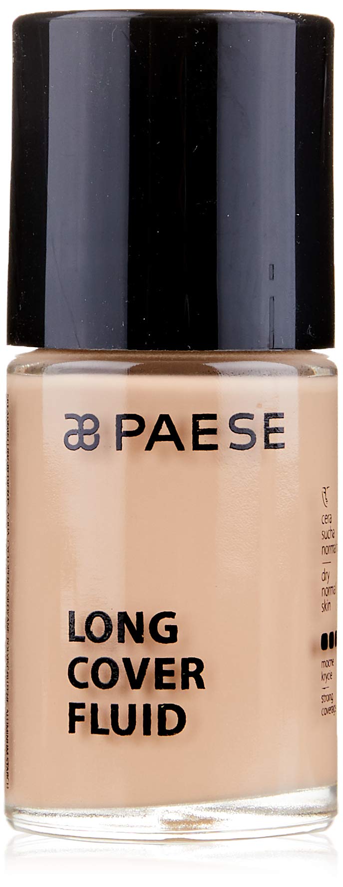 Paese Cosmetics Long Cover Fluid Foundation, Shade Number 1.5 30 ml