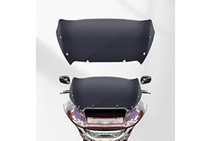 totiancong Smoke 10" Wave Windshield Compatible for Harley CVO Road Glide 2024 Wind Shield Windscreen Air Deflector for Harley Davidson Road Glide CVO FLTRXSE 2023-2024 FLTRX FLTRXSTSE 2024