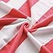 Exclusivo Mezcla Microfiber Cabana Striped Beach Towel Pink and White (30