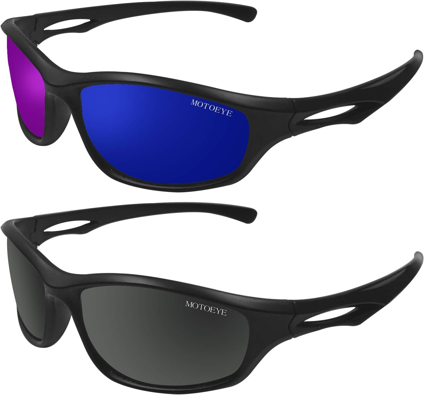 MOTOEYE UV 400 Polarized Sunglasses for Men, Women & Kids, Pack of 2