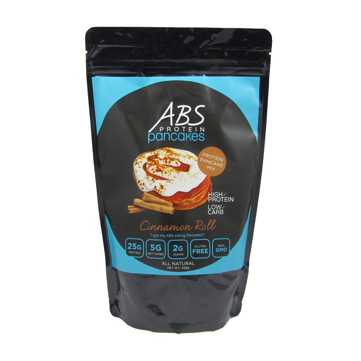 Protein Pancake Mix – ABS Protein Pancakes and Waffles – Cinnamon Swirl Protein Powder Mix – Gluten Free, Keto Friendly – High Protein, Low Carb, Low Sugar – 1 Pound Package ($2.50/Ounce)