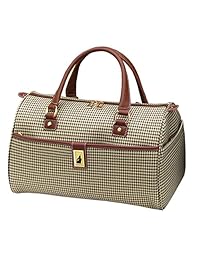 London Fog Cambridge Classic Satchel de 16.0 in, Verde oliva), 8816