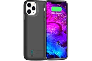 LOYTAL Battery Case for iPhone 11 Pro Max, 6000mAh Rechargeable Extended Battery Charging Charger Case, Add 110% Extra Juice,