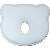 Gooyule Memory Foam Pillow, Breathable Ergonomic Pillows with Soft Cover, Machine Washable Head Support Small Pillow Cute Shape Pillows Gifts for Napping and Sleeping,Car Seat