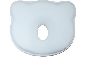 Gooyule Memory Foam Pillow, Breathable Ergonomic Pillows with Soft Cover, Machine Washable Head Support Small Pillow Cute Shape Pillows Gifts for Little Boy & Girl Napping and Sleeping,Car Seat