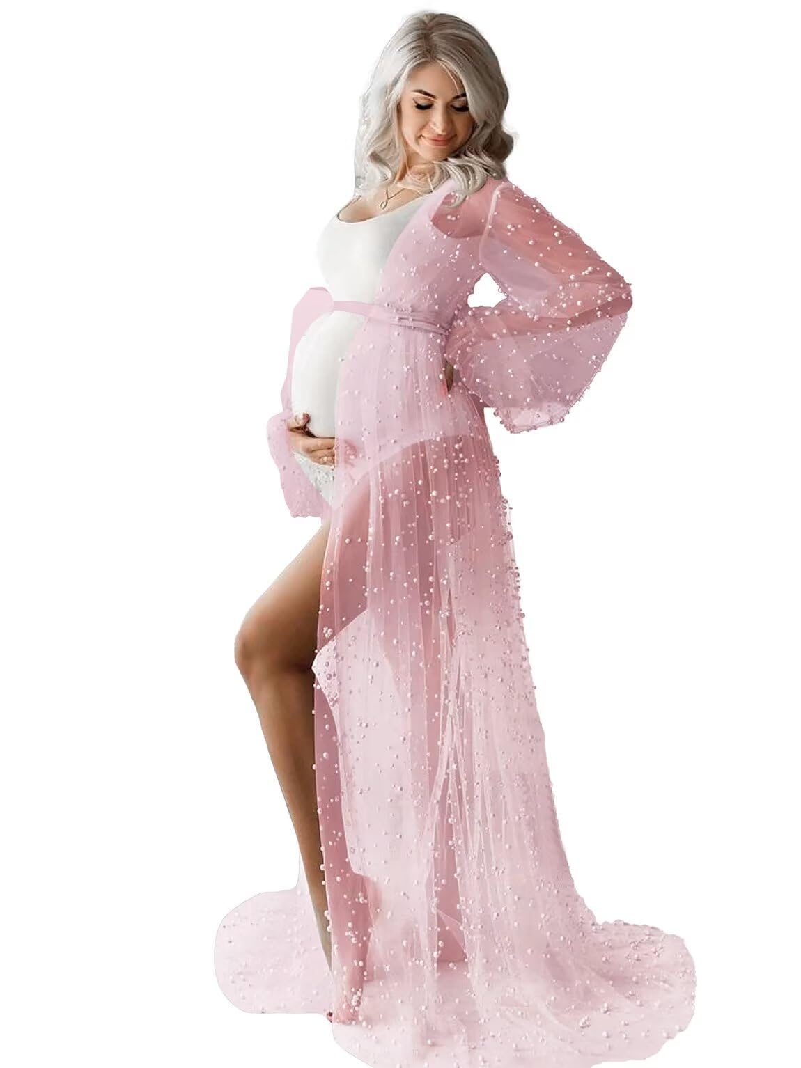Tulle Maternity Dress for Photoshoot Long Puffy