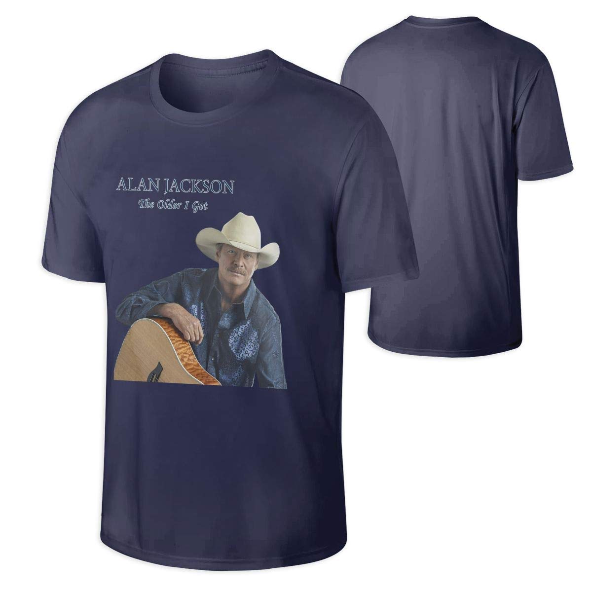 Alan Jackson Man Classic Bonus Neck Black Funny T Shirt Stellanovelty