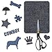 Outuxed 30pcs Iron on Denim Patches Fabric Patches for Clothing Jeans, Iron on Repair Kit, 5 Colors, 3 Sizes(4.9x6.9 Inches, 3.7x4.1 Inches, 2x3 Inches)