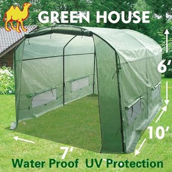 STRONG CAMEL New Greenhouse 10' X7'X6' Larger Hot Garden House