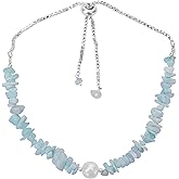 GEMSPLACE Amazonite Chips Bolo Bracelet Silver Plated Healing Crystals Gemstone Handmade Jewelry Adjustable Slider Bracelet Stone Weight Approx 30to 40 carats approx Stone Size Approx 4 to 9 mm Approx