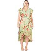City Chic Women's Plus Size Dress - Flare Tier Print Maxi