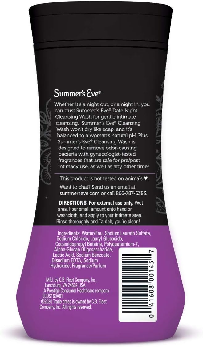 Summer's Eve Cleansing Wash | Lavender | 12 Ounce | Pack of 1 | pH-Balanced, Dermatologist & Gynecologist Tested: Health & Personal Care