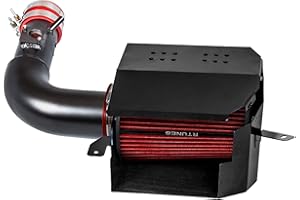 RTUNES RACING BLACK PIPE HEAT SHIELD COLD AIR INTAKE + FILTER Compatible For 13-20 FR-S/BR-Z / 12-20 86 2.0L I4