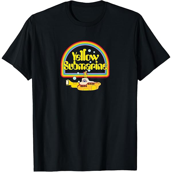 Amazon.com: The Beatles - Yellow Submarine Logo T-Shirt : Clothing
